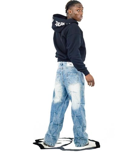 STREET DEALER ULTRA HEAVY ZIP HOODIE BLACK