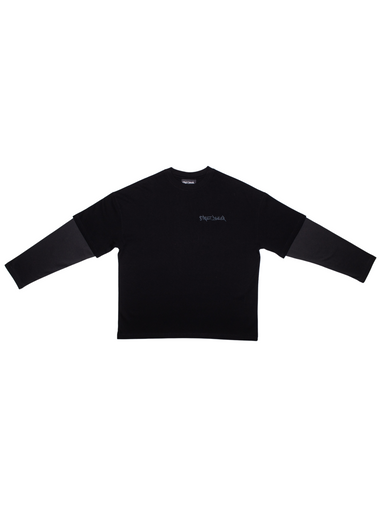 STREET DEALER T-SHIRT DOUBLE LAYER BLACK