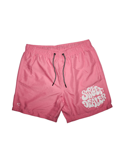 STREET DEALER SHINING SWIM SHORT TROPICAL PINK