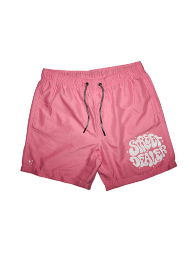 STREET DEALER SHINING SWIM SHORT TROPICAL PINK