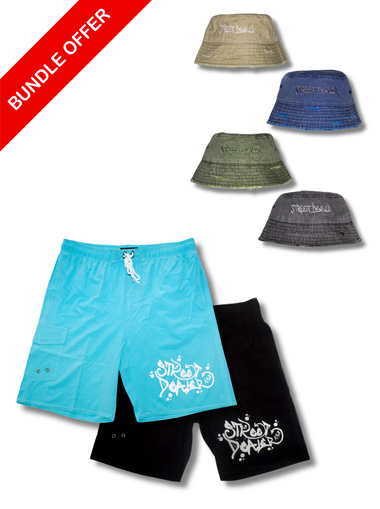 SD PACK #04 (SWIMSHORT + BUCKET CAP)