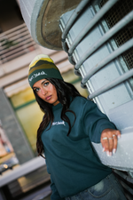 STREET DEALER CREWNECK PETROL GREEN