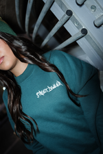 STREET DEALER CREWNECK PETROL GREEN