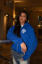 STREET DEALER GRAFFITI ZIP HOODIE BLUE ROYAL