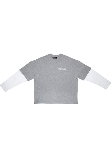STREET DEALER T-SHIRT DOUBLE LAYER GREY