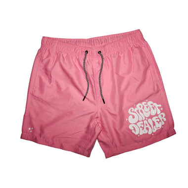 STREET DEALER SHINING SWIM SHORT TROPICAL PINK