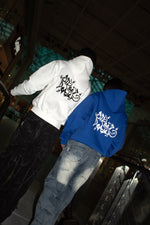 STREET DEALER GRAFFITI ZIP HOODIE BLUE ROYAL