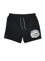 STREET DEALER SHINING SWIM SHORT BLACK