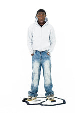 STREET DEALER ULTRA HEAVY ZIP HOODIE GREY