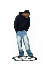 STREET DEALER ULTRA HEAVY ZIP HOODIE BLACK