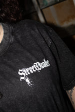STREET DEALER SPIDER WEB T-SHIRT BLACK