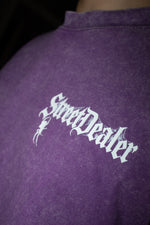 STREET DEALER SPIDER WEB T-SHIRT PURPLE