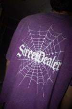STREET DEALER SPIDER WEB T-SHIRT PURPLE