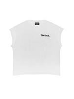 STREET DEALER CUT-OFF GRAFFITI T-SHIRT WHITE