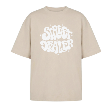 STREET DEALER SHINING T-SHIRT BEIGE