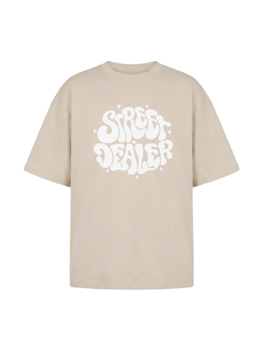 STREET DEALER SHINING T-SHIRT BEIGE