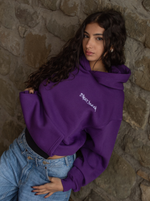 STREET DEALER BASIC HOODIE PURPLE