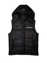 STREET DEALER PUFFER GILET BLACK