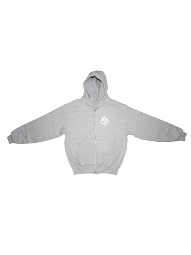 STREET DEALER GRAFFITI ZIP HOODIE GREY