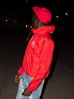 STREET DEALER WINDBREAKER JACKET RED