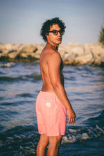 STREET DEALER SHINING SWIM SHORT TROPICAL PINK