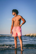 STREET DEALER SHINING SWIM SHORT TROPICAL PINK