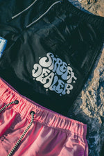 STREET DEALER SHINING SWIM SHORT BLACK
